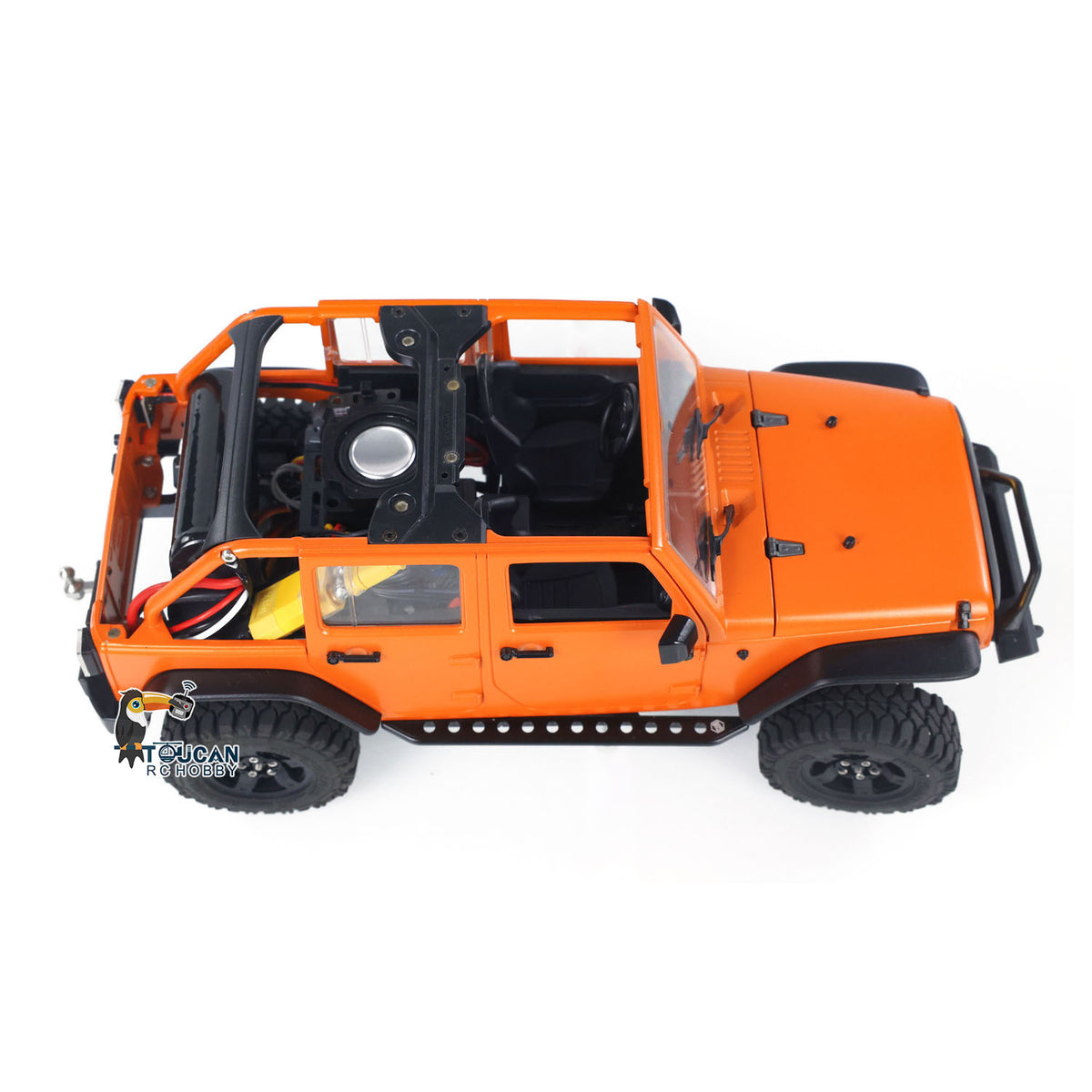 CAPO 1/18 RC Crawler Car CUB2 RTR Fernbedienung Geländewagen 2-Gang-Getriebe Flysky GT5 Radio Batterie Licht Sound