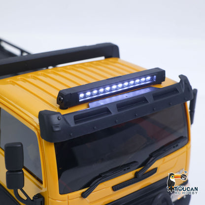 1/18 Remote Control Flatbed Truck 6*6 Electric RC Off Road Vehicle Model Metal Chassis Gear Light System Flysky Radio No Sounds