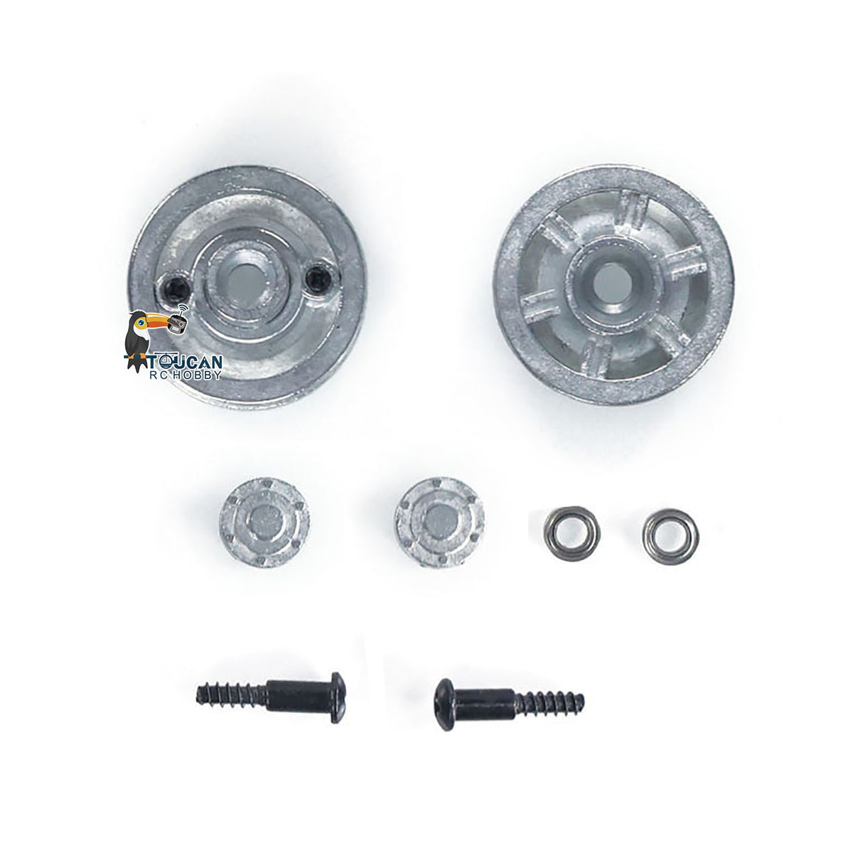 TOUCAN RC HOBBY Metal Idler Wheel Sprockets Driving Wheel for HengLong 1/16 RC Battle Tank 3869 3879 German Panther G Jadpanther Military Armored Toy