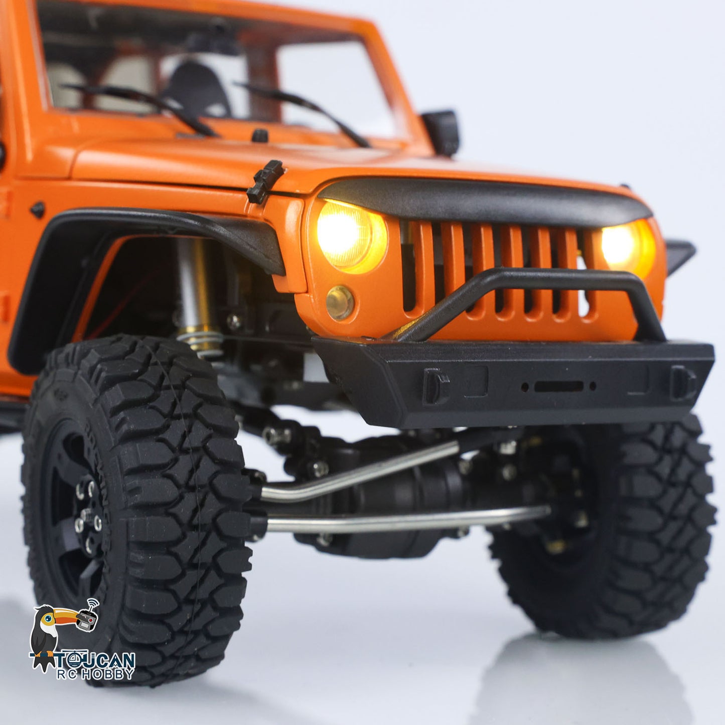 CAPO 1/18 RC Crawler Car CUB2 RTR Fernbedienung Geländewagen 2-Gang-Getriebe Flysky GT5 Radio Batterie Licht Sound