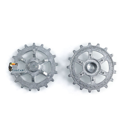 TOUCAN RC HOBBY Metal Idler Wheel Sprockets Driving Wheel for HengLong 1/16 RC Battle Tank 3869 3879 German Panther G Jadpanther Military Armored Toy