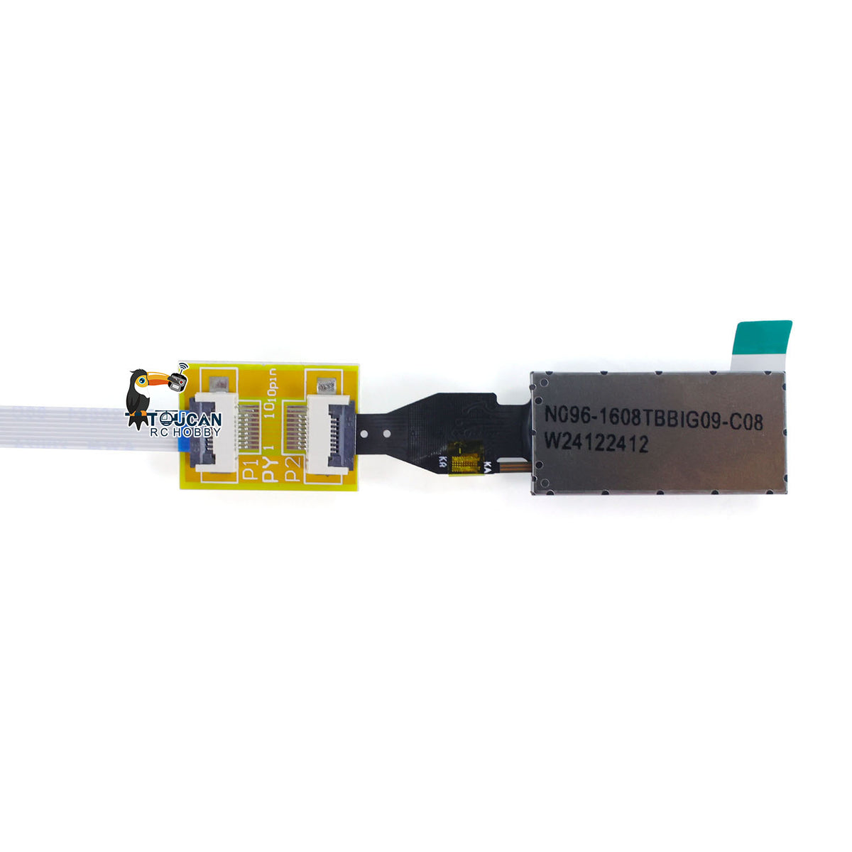 Integriertes LCD-Kombiinstrument-Display für RC-Sattelzugmaschinen, hydraulische Muldenkipper, Raupenfahrzeuge, Geländefahrzeuge im DIY-Maßstab