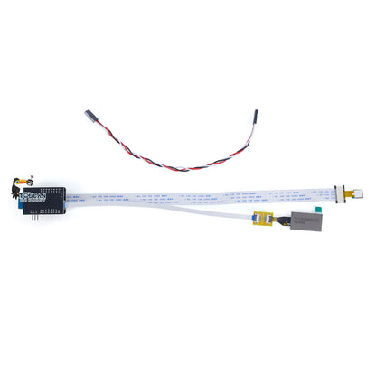 Rückfahrkamera-LCD-Display für RC-Sattelzugmaschinen im DIY-Maßstab, hydraulischer Muldenkipper, Raupenauto, ferngesteuertes Geländefahrzeugmodell