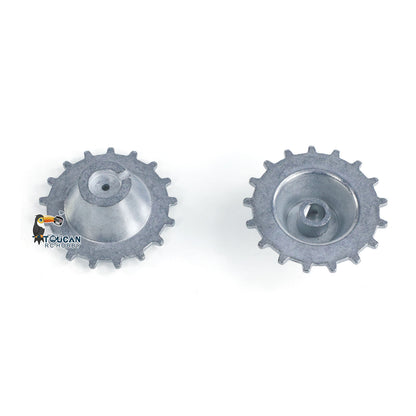 TOUCAN RC HOBBY Metal Idler Wheel Sprockets Driving Wheel for HengLong 1/16 RC Battle Tank 3869 3879 German Panther G Jadpanther Military Armored Toy