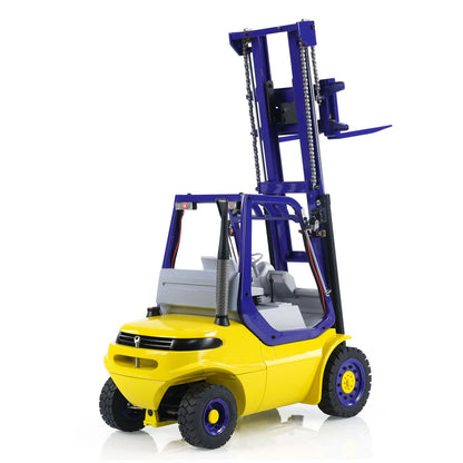 1/14 Skala RC Hydraulische Gabelstapler Metall Rädern Transfer Fahrzeug RTR Folk Lift Truck Licht Sound