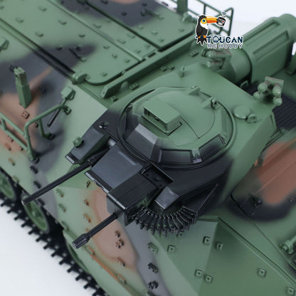 TOUCAN RC HOBBY Tongde 1/16 RC Armored Vehicle TD3.0 Infrared Combat Tanks 320degrees Rotating Gun Underwater Thruster Smoke Sound LED Lights