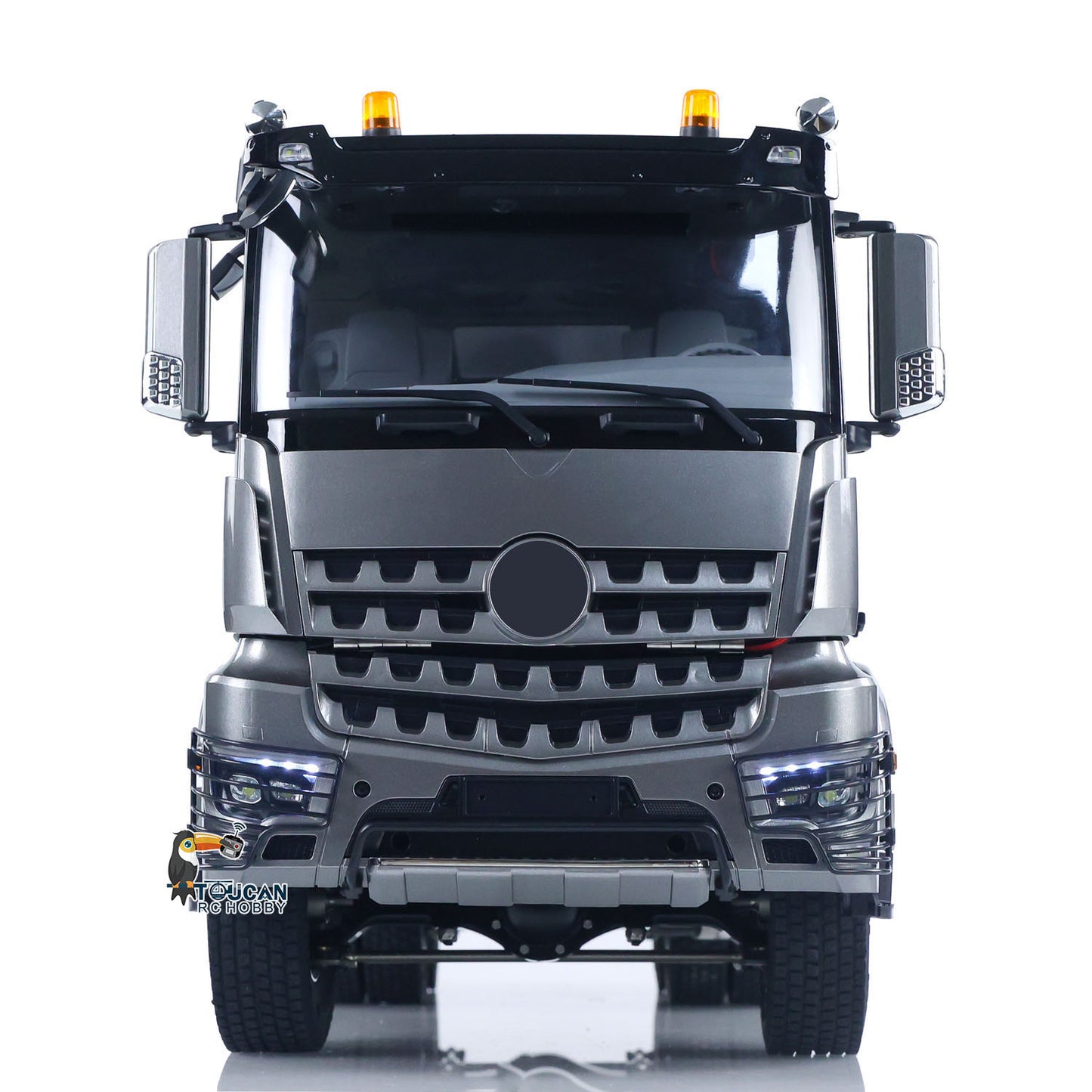 Schnelles freies Verschiffen Metall-Chassis-Modell RTR 1/14 RC Hydraulischer Dumper 2-Gang-Fernbedienung Kipper Auto 3 Achsen KEINE Sperrdifferentialachse Radiobatterie