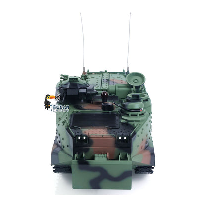 TOUCAN RC HOBBY Tongde 1/16 RC Armored Vehicle TD3.0 Infrared Combat Tanks 320degrees Rotating Gun Underwater Thruster Smoke Sound LED Lights