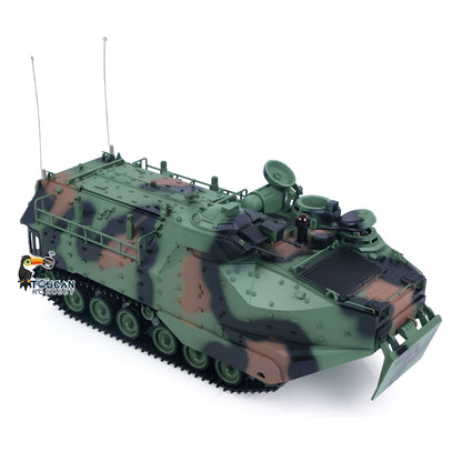 TOUCAN RC HOBBY Tongde 1/16 RC Armored Vehicle TD3.0 Infrared Combat Tanks 320degrees Rotating Gun Underwater Thruster Smoke Sound LED Lights