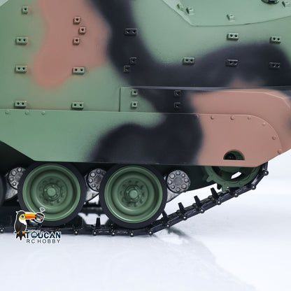 TOUCAN RC HOBBY Tongde 1/16 RC Armored Vehicle TD3.0 Infrared Combat Tanks 320degrees Rotating Gun Underwater Thruster Smoke Sound LED Lights