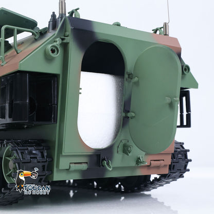 TOUCAN RC HOBBY Tongde 1/16 RC Armored Vehicle TD3.0 Infrared Combat Tanks 320degrees Rotating Gun Underwater Thruster Smoke Sound LED Lights