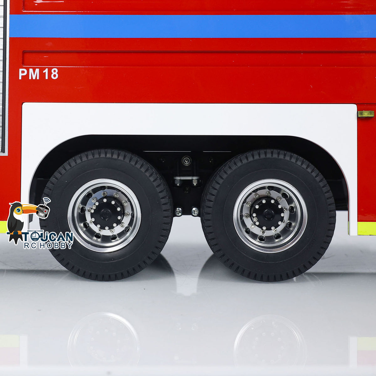 TOUCAN RC HOBBY 1/14 FMX 8*4 PS0003 RC Extinguisher Truck Remote Control Fire Fighting Vehicles Car Lights Sounds Ready to Run Model DIY