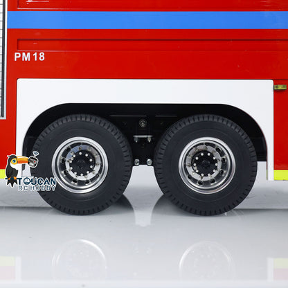 TOUCAN RC HOBBY 1/14 FMX 8*4 PS0003 RC Extinguisher Truck Remote Control Fire Fighting Vehicles Car Lights Sounds Ready to Run Model DIY
