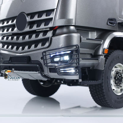 Schnelles freies Verschiffen Metall-Chassis-Modell RTR 1/14 RC Hydraulischer Dumper 2-Gang-Fernbedienung Kipper Auto 3 Achsen KEINE Sperrdifferentialachse Radiobatterie
