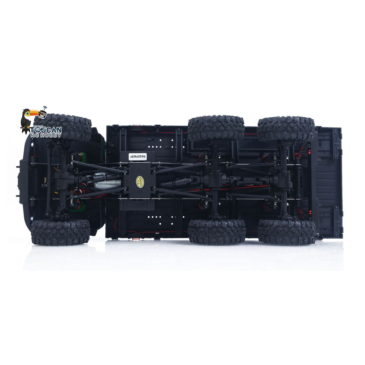 1/18 Remote Control Flatbed Truck 6*6 Electric RC Off Road Vehicle Model Metal Chassis Gear Light System Flysky Radio No Sounds