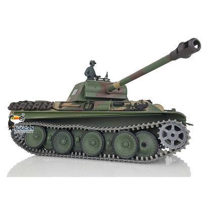 Henglong 1/16 TK7.0 Promotion German Panther G RTR RC Tank 3879 360 Degrees Turret BB IR Barrel Recoil Smoke FPV Metal Tracks Sprockets Wheels