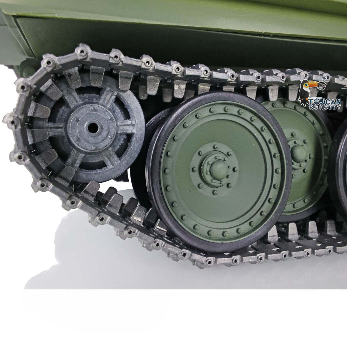 Henglong 1/16 TK7.0 Verbesserter deutscher Panther G FPV, betriebsbereiter ferngesteuerter Panzer 3879 mit 360-Grad-Turm, Metallketten und Leiträdern