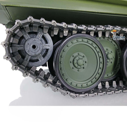 Henglong 1/16 TK7.0 Verbesserter deutscher Panther G FPV, betriebsbereiter ferngesteuerter Panzer 3879 mit 360-Grad-Turm, Metallketten und Leiträdern