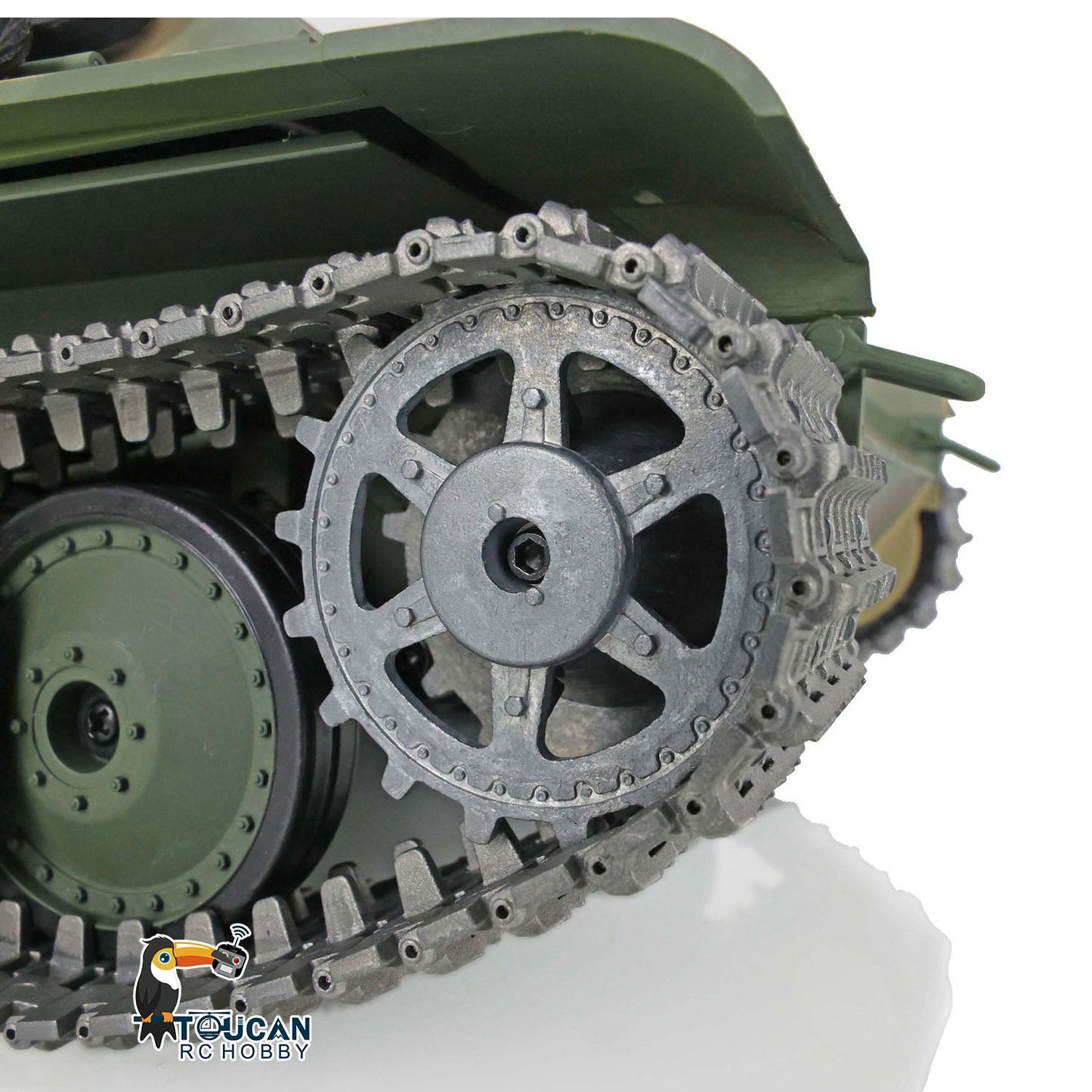 Henglong 1/16 TK7.0 Promotion German Panther G RTR RC Tank 3879 BB Infrared Combat Smoke Sound Light Metal Tracks Sprocket Wheels