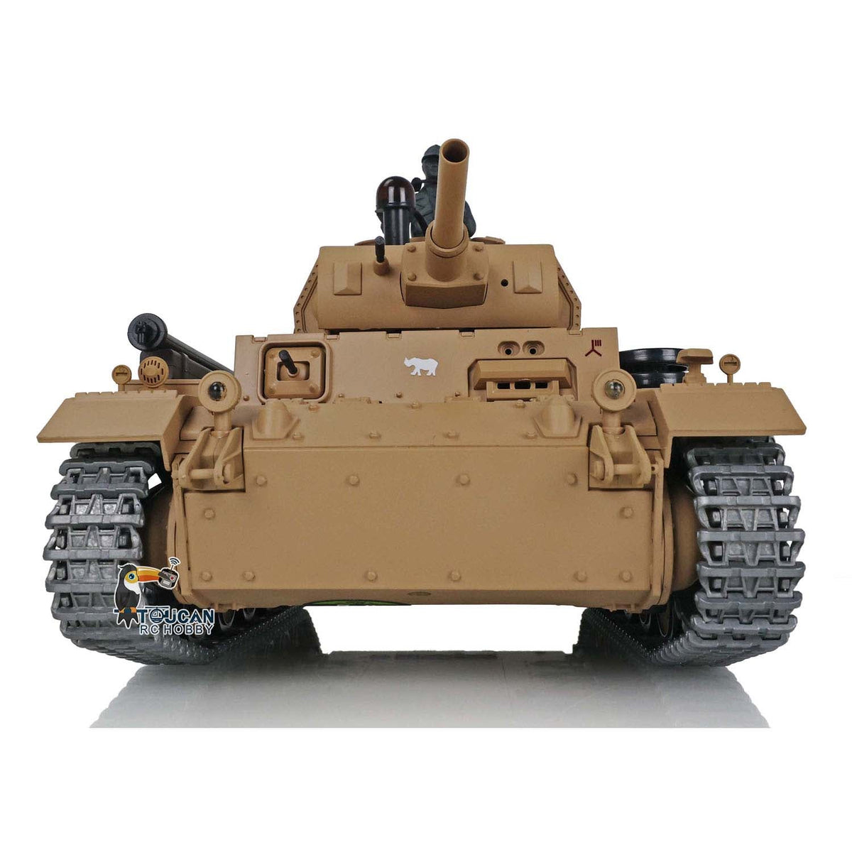 Henglong 1/16 TK7.0 Promotion German Panzer III H RTR RC Tank 3849 360 Degrees Turret BB Infrared System Smoke Metal Barrel Sprockets Idler Wheels Tracks Gearbox