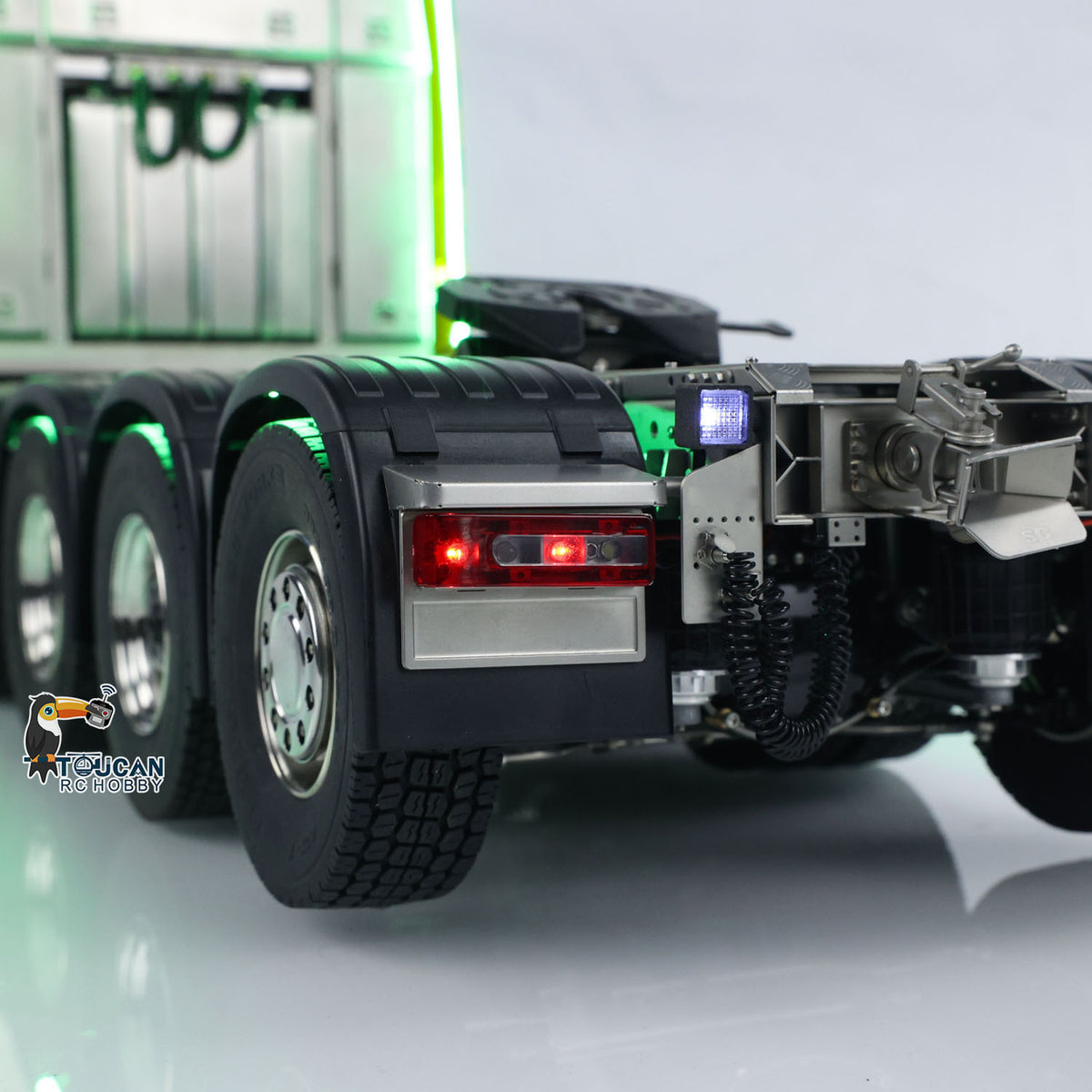 €150 OFF 11.11 BIG SALE Unitru 02 FH16 1/14 Remote Control Tractor Truck 10x10 Metal Chassis RTR RC Lorry Car Model ST8 Radio Battery Smoke Light 3Speed