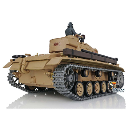 Henglong 1/16 TK7.0 Promotion German Panzer III H RTR RC Tank 3849 BB Infrared System Smoke Metal Barrel Tracks Sprockets Idlers Wheels Gearbox Tracks