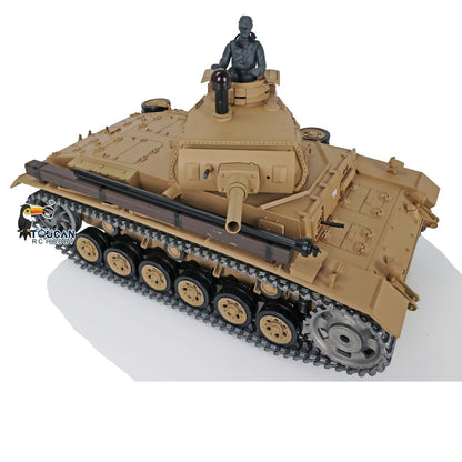 Henglong 1/16 TK7.0 Promotion German Panzer III H RTR RC Tank 3849 BB Infrared System Smoke Metal Barrel Tracks Sprockets Idlers Wheels Gearbox Tracks