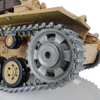 Henglong 1/16 TK7.0 Promotion German Panzer III H RTR RC Tank 3849 360 Degrees Turret BB Infrared System Smoke Metal Barrel Sprockets Idler Wheels Tracks Gearbox