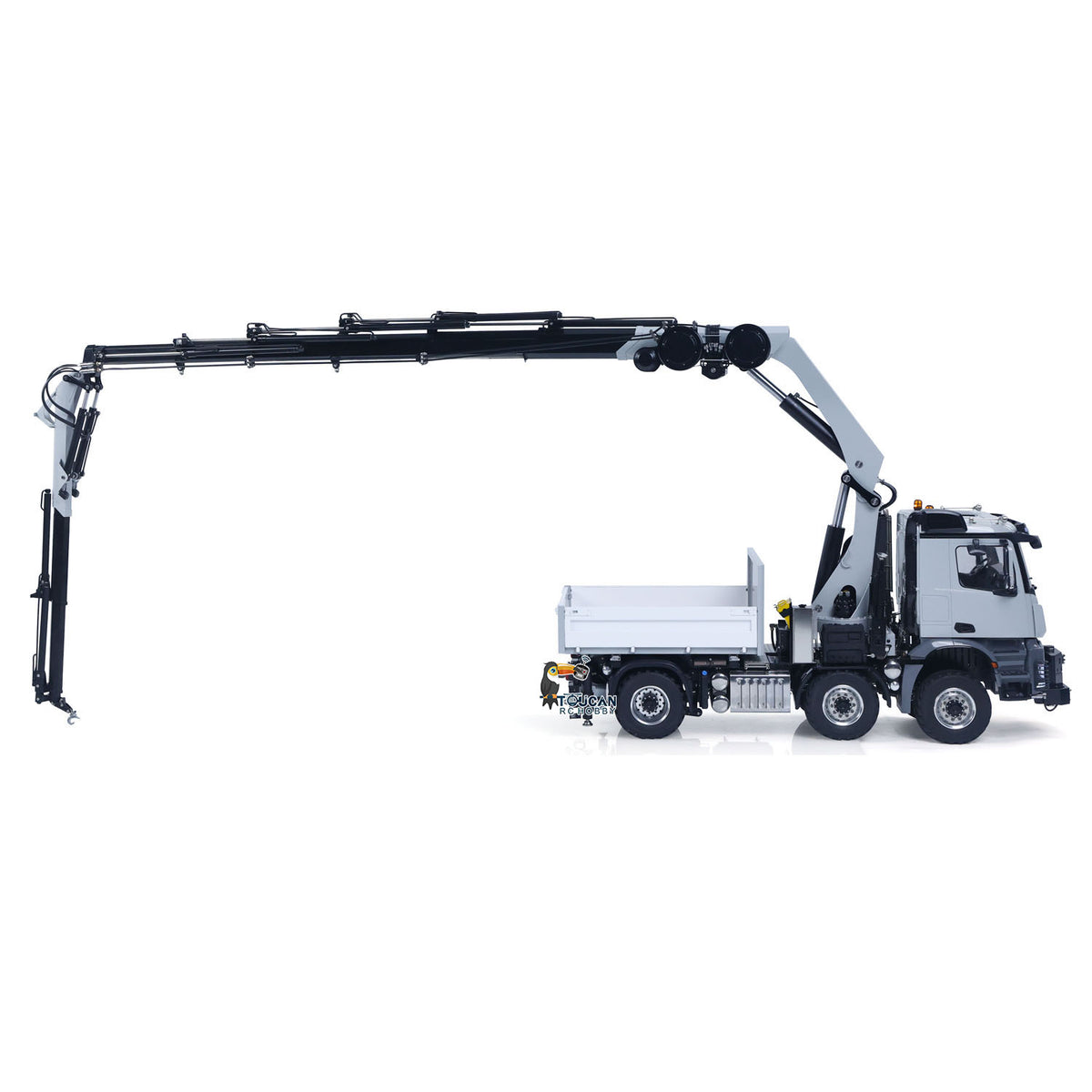In Stock TOUCAN RC HOBBY 3363 Metal 1/14 2.4GHz Remote Control Tractor Truck Hydraulic Crane Fly Jib Arm 4151 AK 6*6 RC Agriculture Lorry Paladin PL18EV