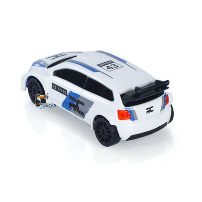 Hochgeschwindigkeits-2,4-G-Mini-RC-Driftauto 1/43 Rennfahrzeuge Gyroskop 4WD Ready to Go Mini-Auto-Spielzeug Radio Batterie Lichter Modell