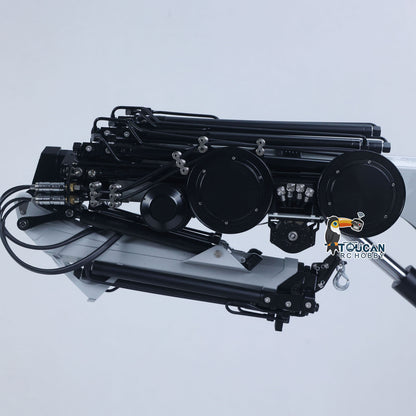In Stock TOUCAN RC HOBBY 3363 Metal 1/14 2.4GHz Remote Control Tractor Truck Hydraulic Crane Fly Jib Arm 4151 AK 6*6 RC Agriculture Lorry Paladin PL18EV
