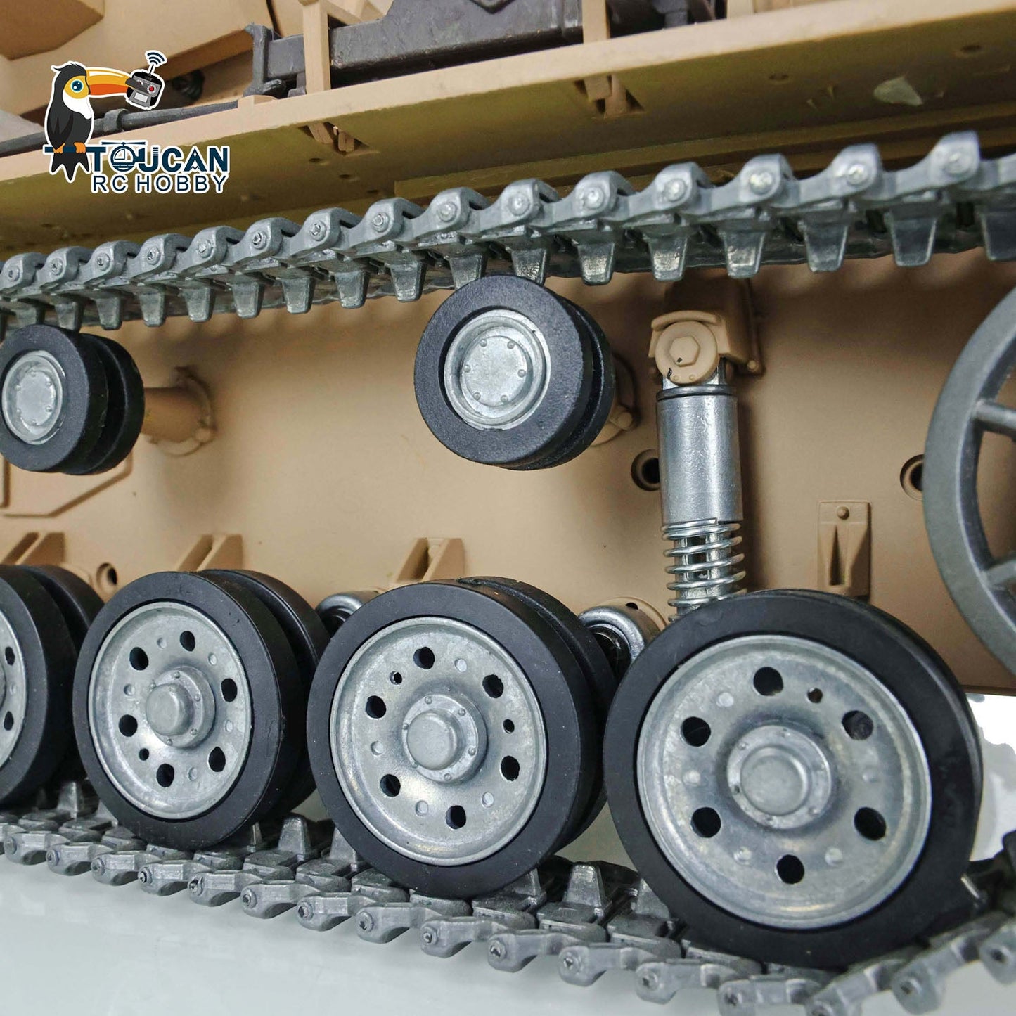 Henglong 1/16 7.0 Profession German Panzer III H RTR RC Tank 3849 with 360 Degrees Turret IR BB Smoke Metal Sprockets Idlers Road Wheels Barrel Tracks Gearbox