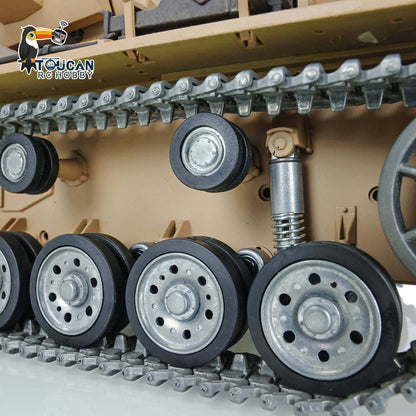 Henglong 1/16 7.0 Profession German Panzer III H RTR RC Tank 3849 with 360 Degrees Turret IR BB Smoke Metal Sprockets Idlers Road Wheels Barrel Tracks Gearbox