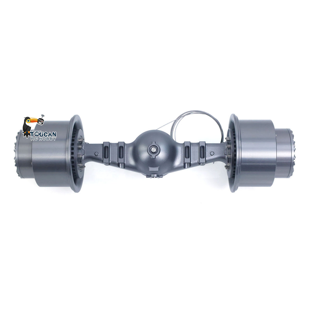 TOUCAN RC HOBBY JDM 198S Metal Front/Rear Axle/Wheel Hub Accessories for 1/14 RC Hydraulic Loader DIY Modified Vehicle Scale Model