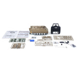 Fast Free Shipping TD 1/16 RC Tank M2412-C M113A2 APC Infrared Turret Rotary 360 Degree Remote Control Electric Military Vehicle Metal Tracks Idler Wheels