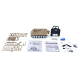 TD 1/16 RC Tank M2412-B M113A1 ACAV 360 Turret Rotation Infrared Metal Wheels Gearbox Smoke Unit Radio Control Military Model