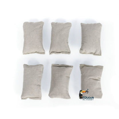 IN Stock Sandbag Earthbags Model for 1/16 Heng Long RC Tanks 1/14 Radio Control Car Truck DIY Military Fortification Safety Guard Scene