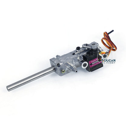 Metal Barrel Recoil Lifting System With Two Servos for Heng Long 1/16 Scale 2.4Ghz RC Battle Tank Model Upgrade Spare Parts