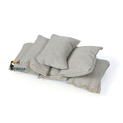 IN Stock Sandbag Earthbags Model for 1/16 Heng Long RC Tanks 1/14 Radio Control Car Truck DIY Military Fortification Safety Guard Scene