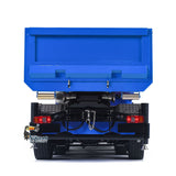 RC 1/14 10x10 Hydraulic Crane Tipper Construction Truck Full Dumper Lorry U-shaped Short Bucket Rear Axle Lifting Steering XELite Radio