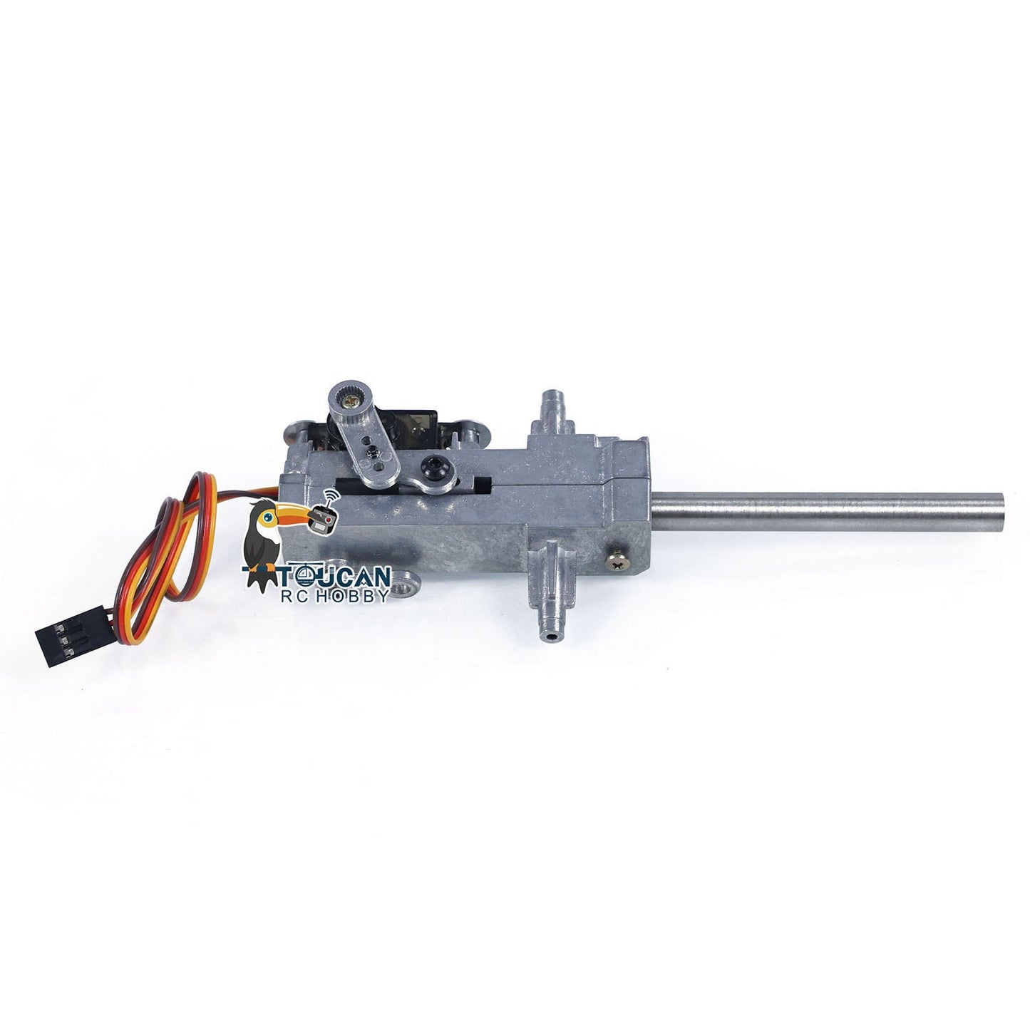 Metal Barrel Recoil Lifting System With Two Servos for Heng Long 1/16 Scale 2.4Ghz RC Battle Tank Model Upgrade Spare Parts