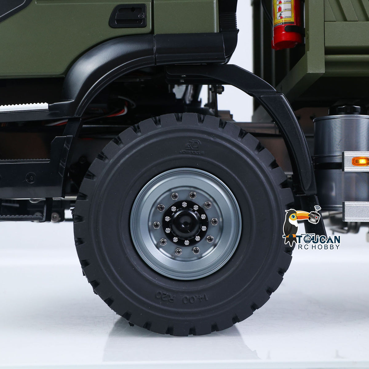 TOUCAN RC HOBBY MD 1/14 6*6 Metal Radio Control Hydraulic Dump Truck 2-Speed Gearbox RC Tipper Model Differential Locks Radio Light Sound System