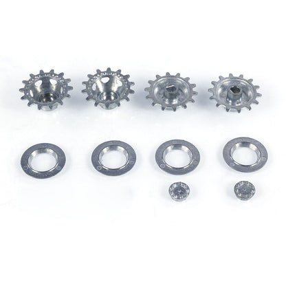 CS 1/16 Metal Tracks With Drive Wheels for Heng Long 3958 IDF Merkava MK IV RC Tank Vehicle Model DIY Upgraded Accessory
