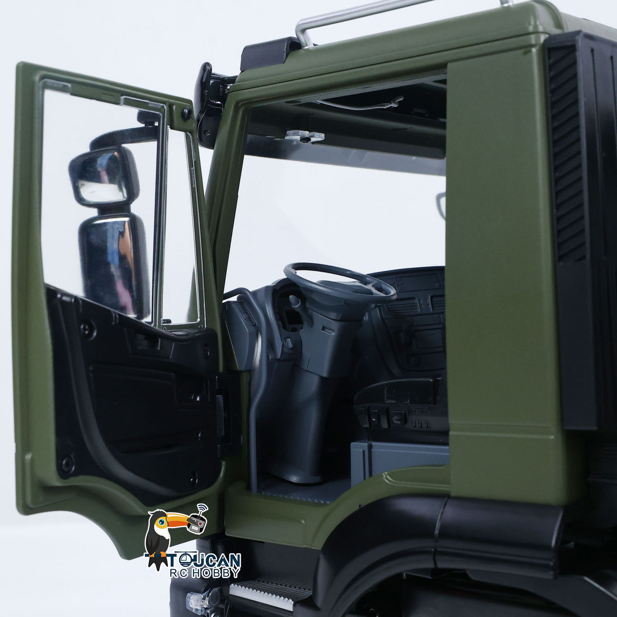 TOUCAN RC HOBBY MD 1/14 6*6 Metal Radio Control Hydraulic Dump Truck 2-Speed Gearbox RC Tipper Model Differential Locks Radio Light Sound System