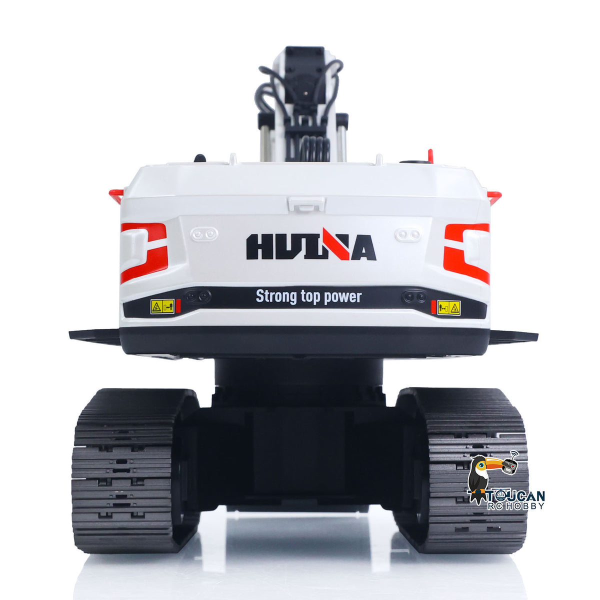 TOUCAN RC HOBBY 1/14 HUINA RC Metal Excavator Model Toys 1594 Radio Control Digger Light Sound Battery