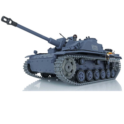 Henglong 1/16 TK7.0 Promotion 3868 German Stug III RTR RC Tank BB Unit IR Smoke Metal Tracks Idlers Sprockets Wheels Gearbox Barrel