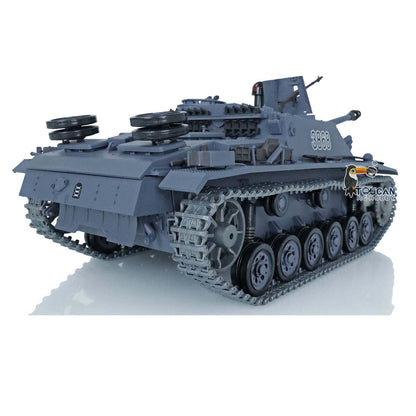 Henglong 1/16 TK7.0 Promotion 3868 German Stug III RTR RC Tank BB Unit IR Smoke Metal Tracks Idlers Sprockets Wheels Gearbox Barrel