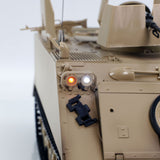 1/16 Tongde RC Tank M2412-B M113A1 ACAV Infrared 360 Turret Rotation Smoking Light Sound Remote Control Electric Model RTR