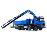 10x10 1/14 RC Hydraulikkran Muldenkipper Vollkipper Automodell Hinterachse anhebend Betriebsbereit Simulation Automodell