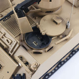 1/16 Tongde RC Tank M2412-B M113A1 ACAV Infrared 360 Turret Rotation Smoking Light Sound Remote Control Electric Model RTR